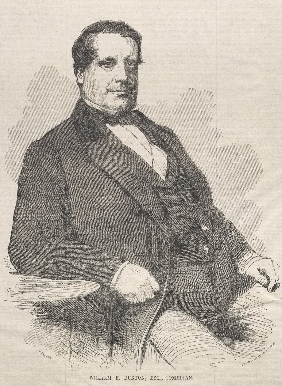 William E. Burton, Esq., Comedian by Winslow Homer