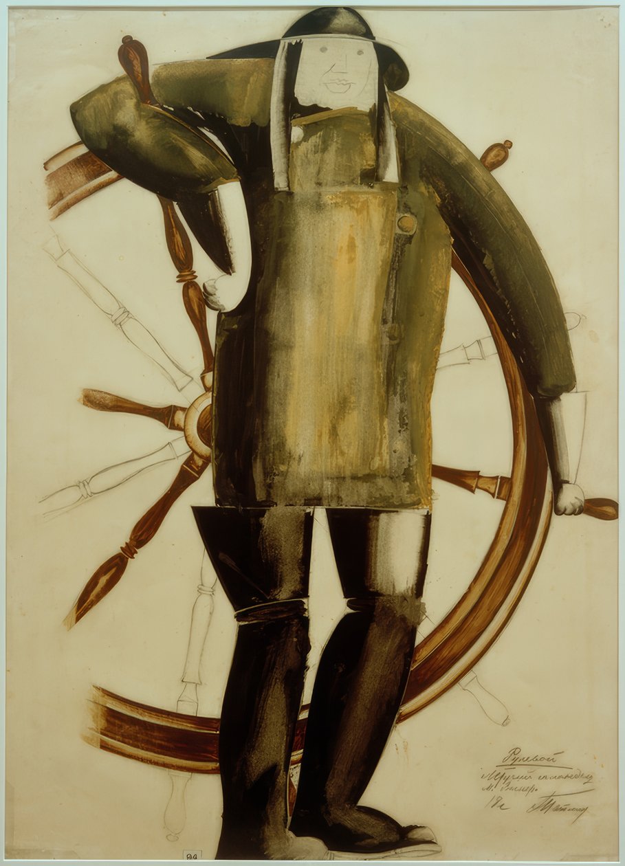 Helmsman by Wladimir Jewgrafowitsch Tatlin