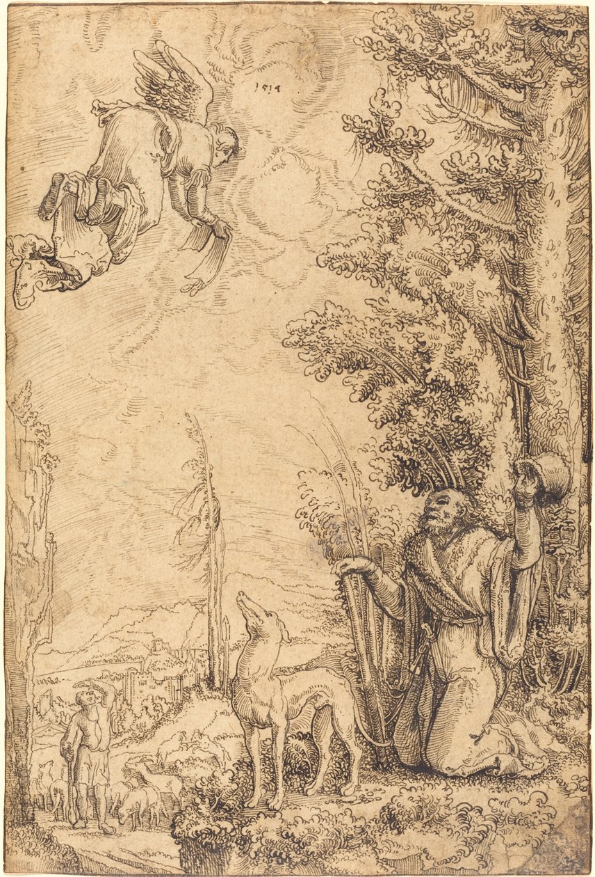 The Annunciation to Joachim by Wolf Huber