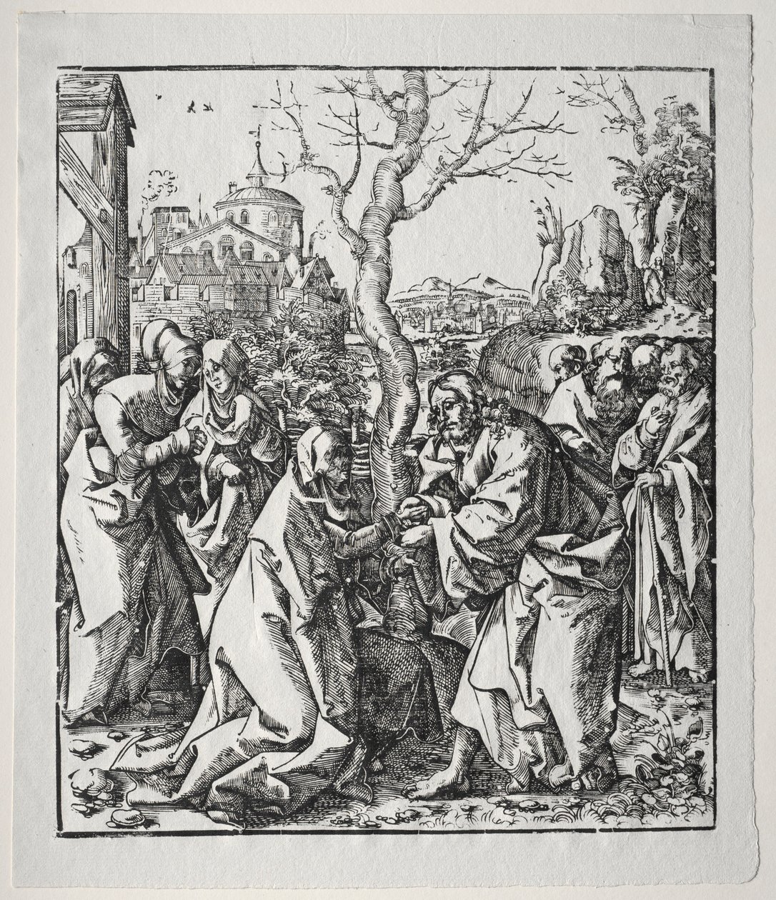 Christ Taking Leave of His Mother by Wolf Traut