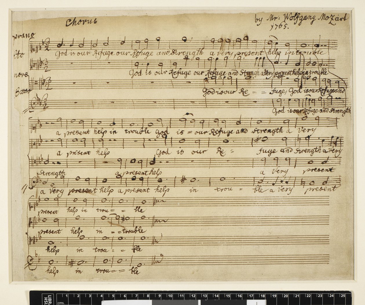 God is Our Refuge KV 20 by Wolfgang Amadeus Mozart