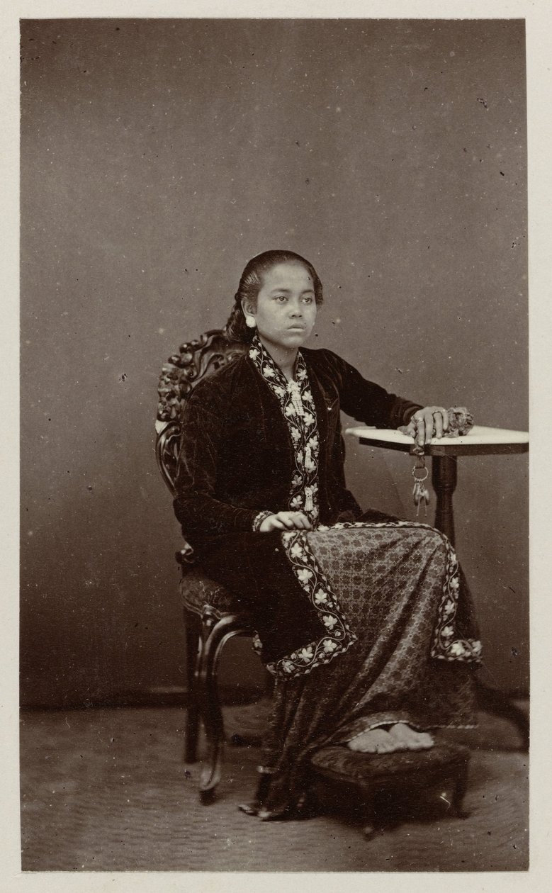 Wife of the Regent of Blora by Woodbury and Page