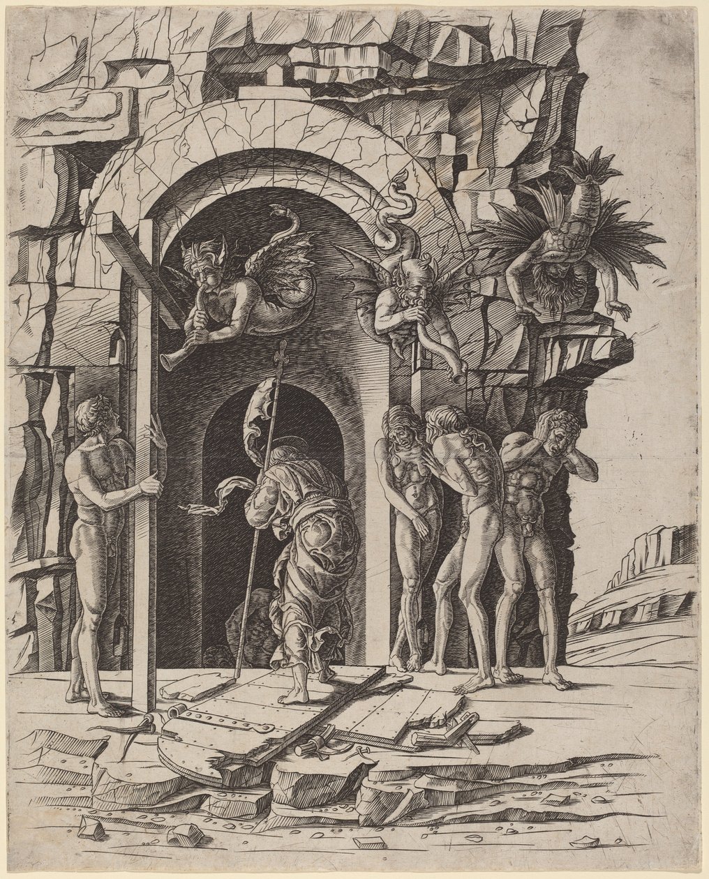 Descent into Limbo by Workshop of Andrea Mantegna
