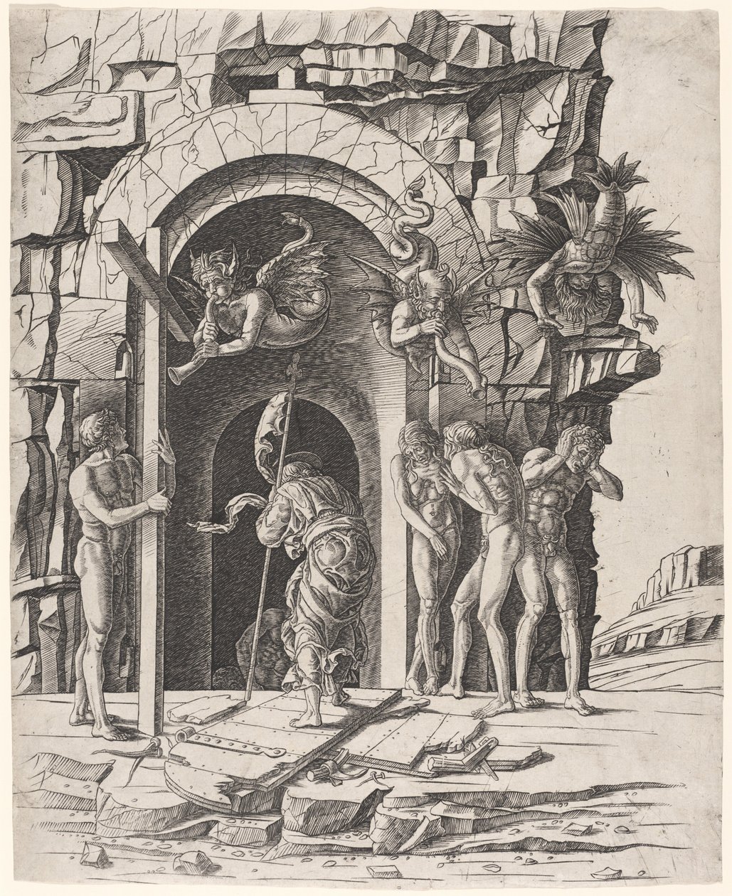 Descent into Limbo by Workshop of Andrea Mantegna