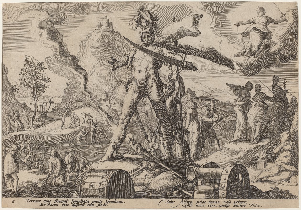 The Age of Iron by Workshop of Hendrick Goltzius, after Hendrick Goltzius
