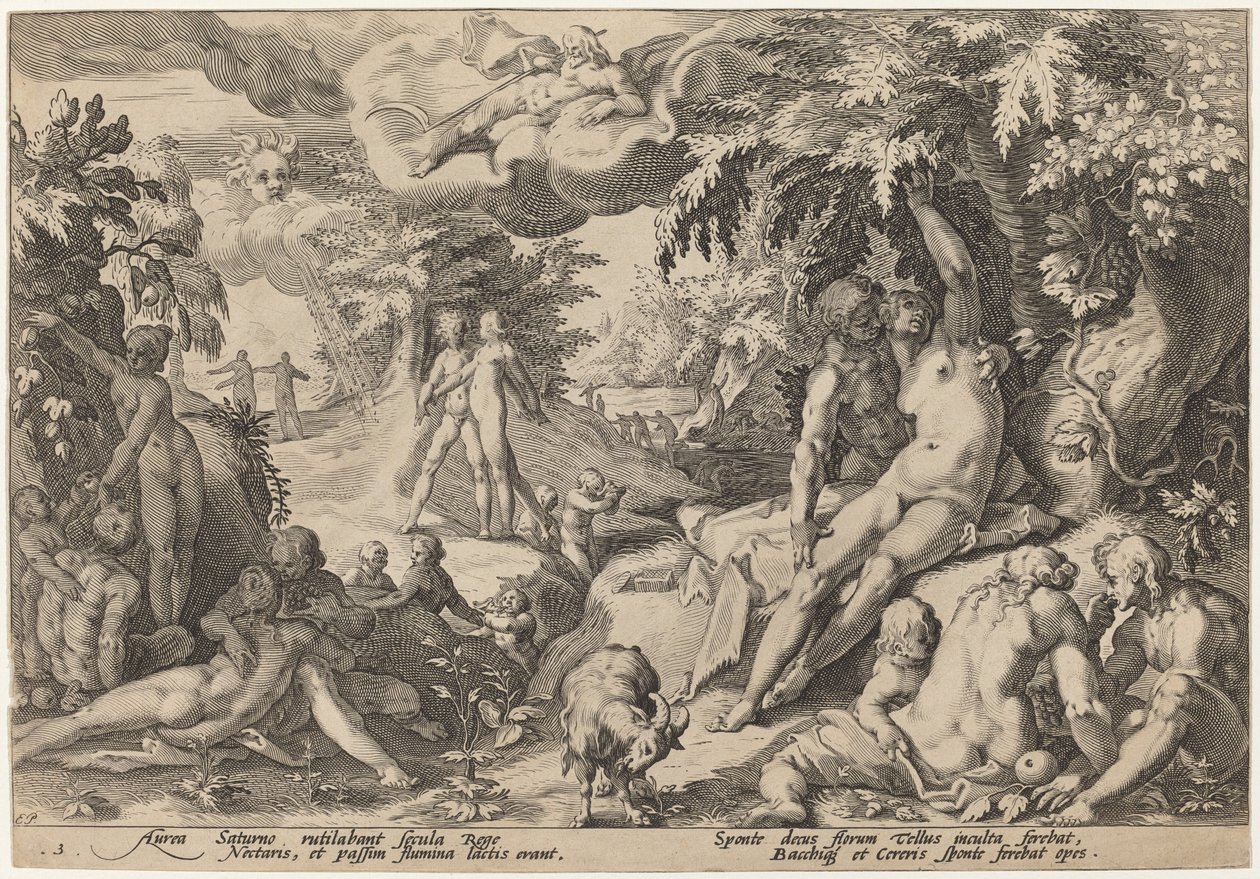 The Golden Age by Workshop of Hendrick Goltzius, after Hendrick Goltzius
