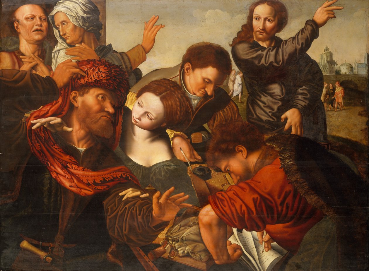The Calling of Matthew by Workshop of Jan Sanders van Hemessen