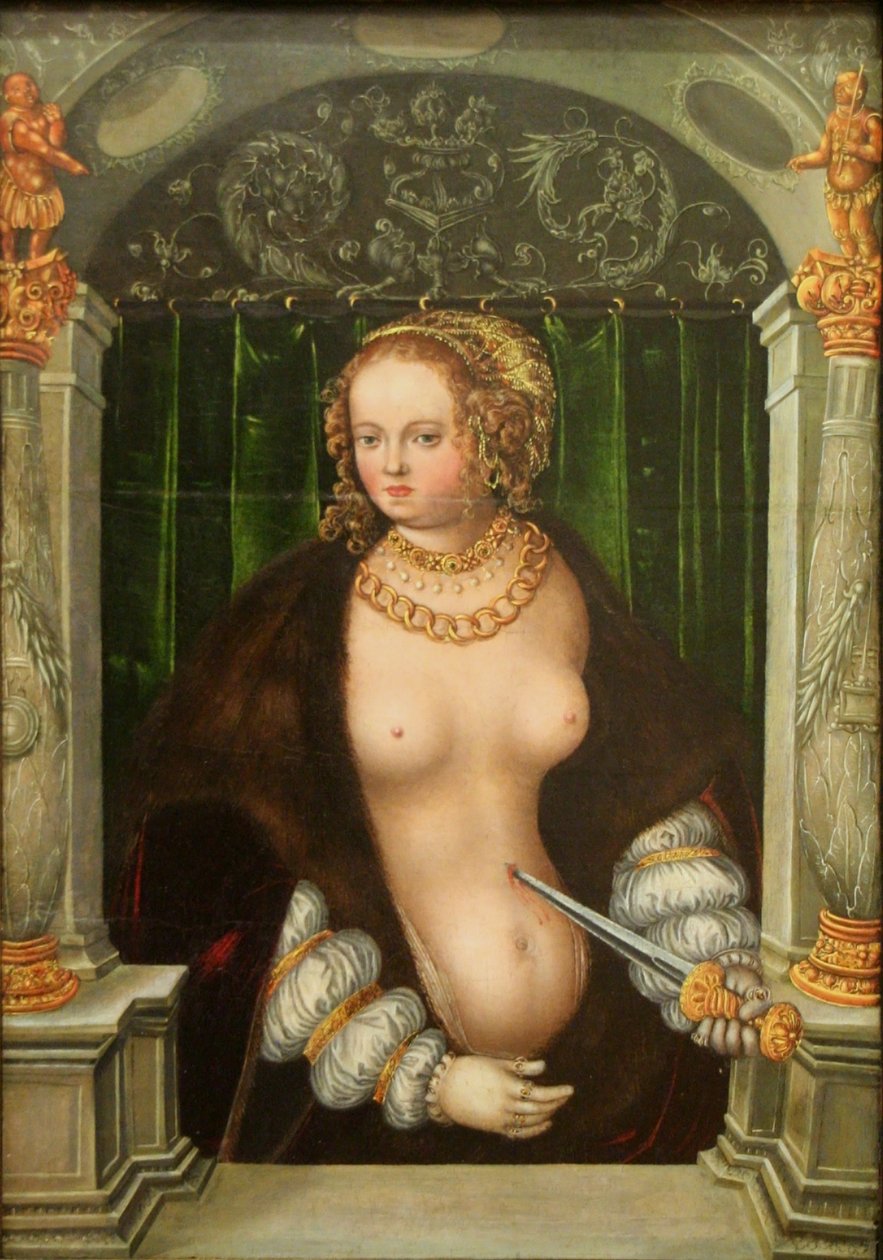 The Suicide of Lucretia by workshop of Lucas Cranach the Elder