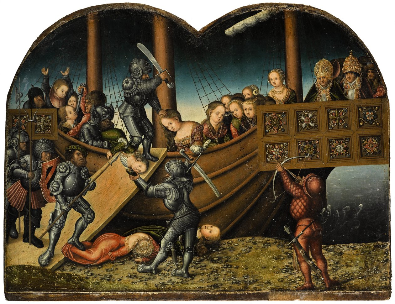 The Martyrdom of Saint Ursula and the Eleven Thousand Virgins by workshop of Lucas Cranach the Elder