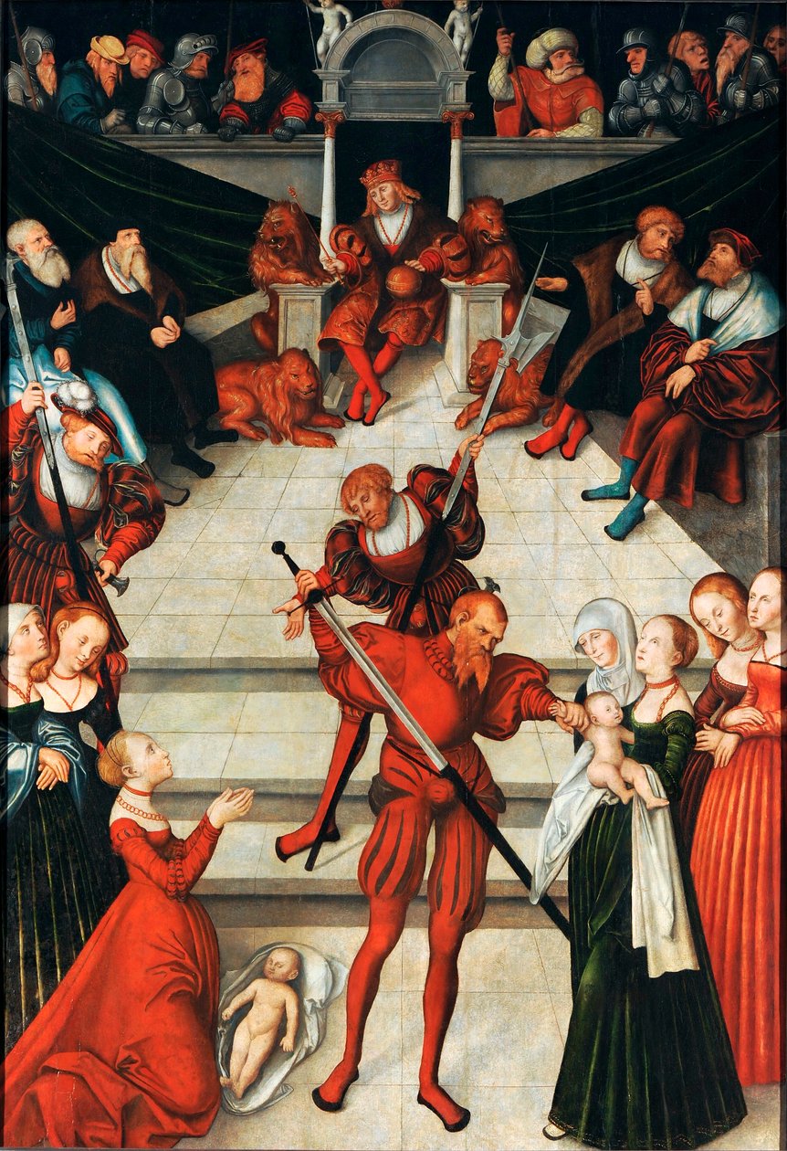 Judgment of Solomon by workshop of Lucas Cranach the Elder