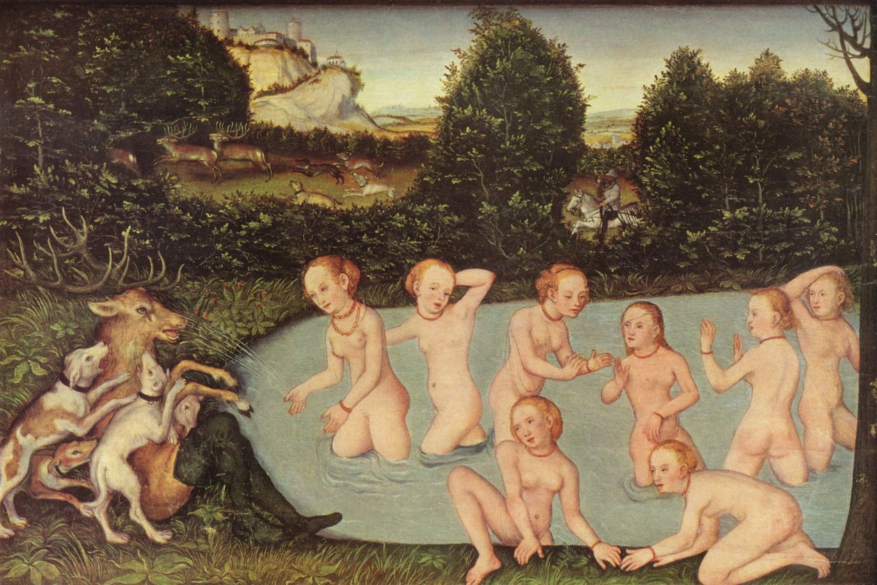 Diana and Actaeon by workshop of Lucas Cranach the Elder