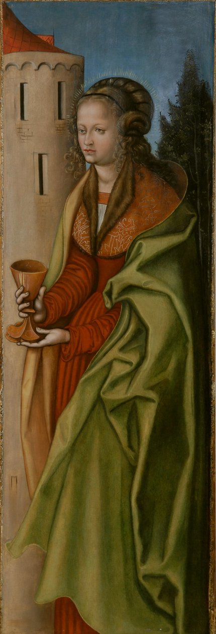 St Barbara by workshop of Lucas Cranach the Elder