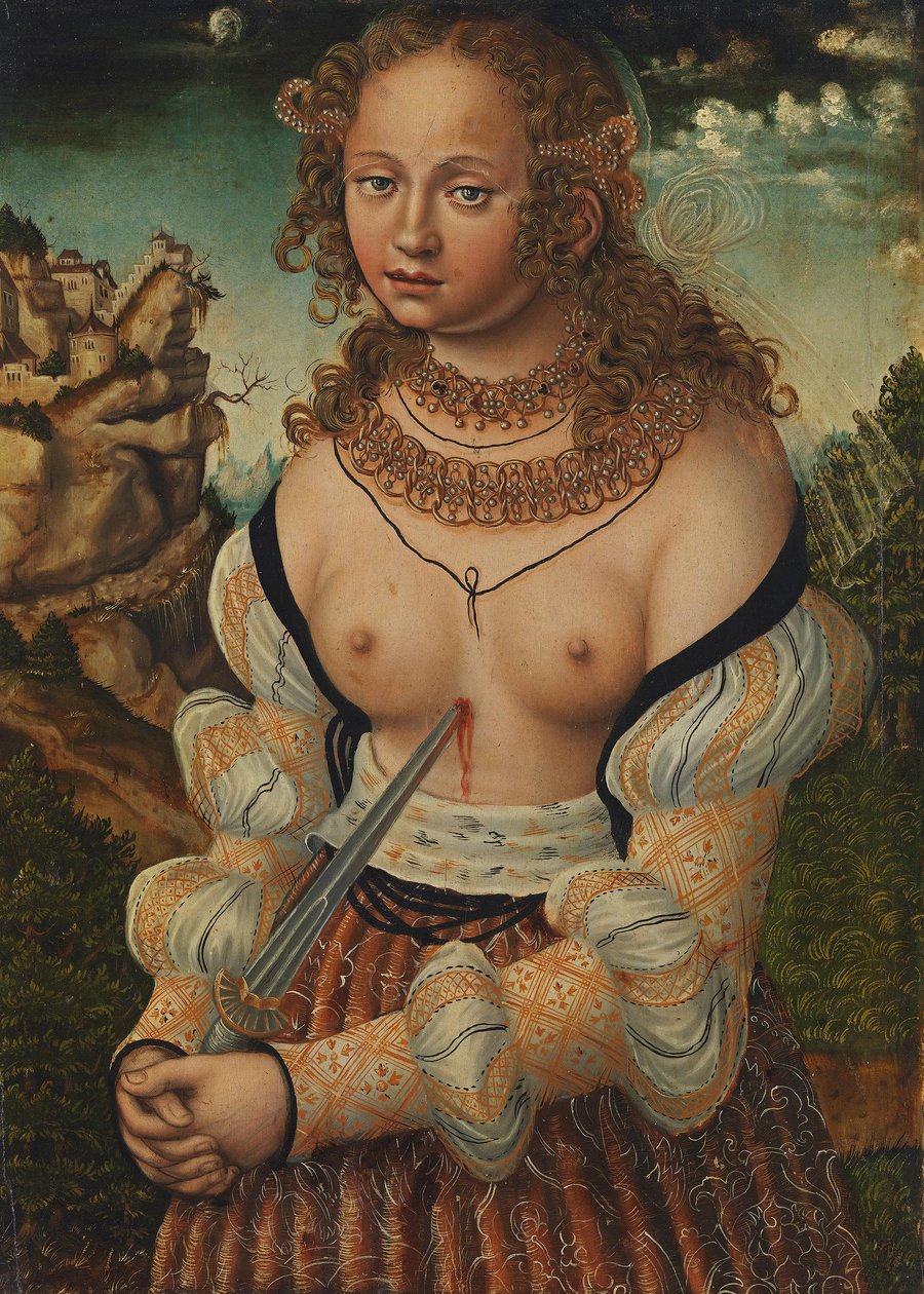 Suicide of Lucretia by workshop of Lucas Cranach the Elder