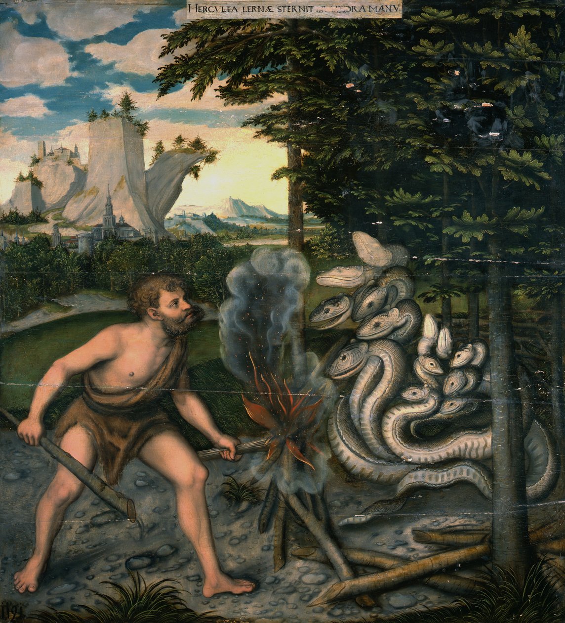 Hercules and the Hydra by workshop of Lucas Cranach the Elder