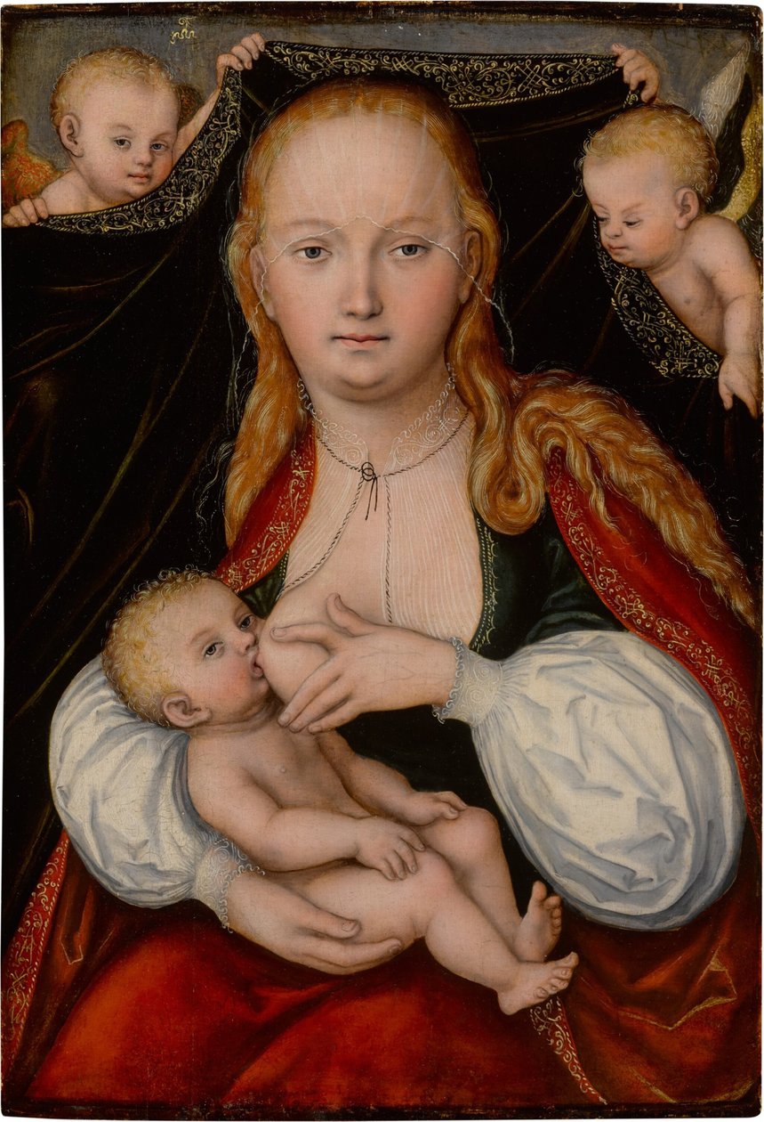 Madonna and Child with Angels by workshop of Lucas Cranach the Elder