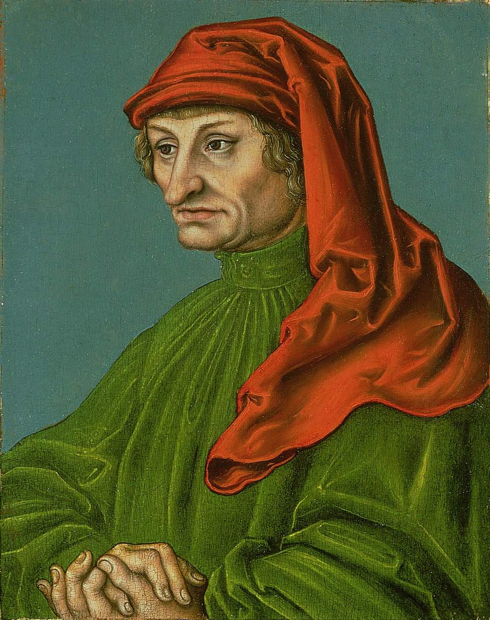 Portrait of Rudolph Agricola by workshop of Lucas Cranach the Elder