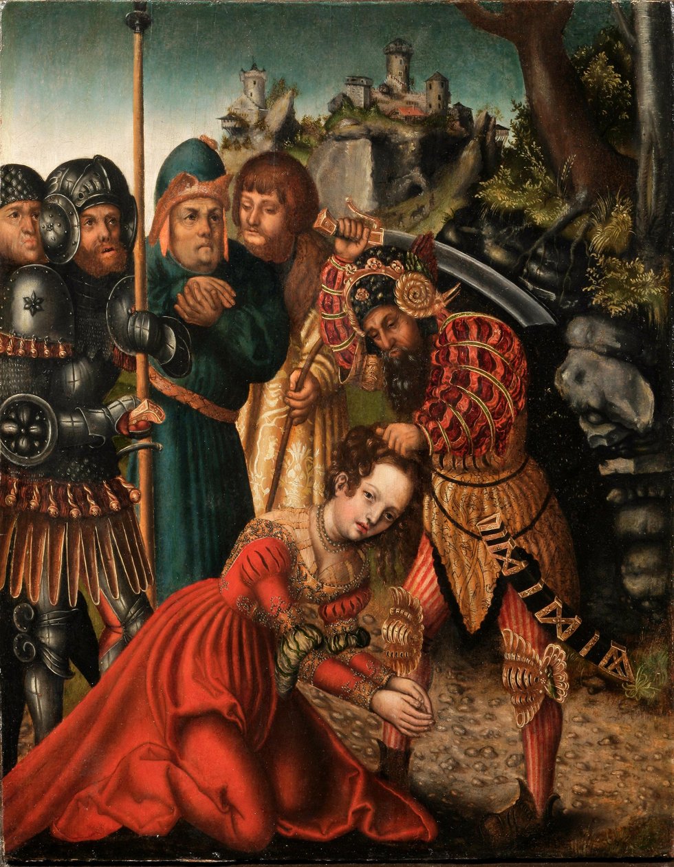 The Martyrdom of Saint Barbara by workshop of Lucas Cranach the Elder