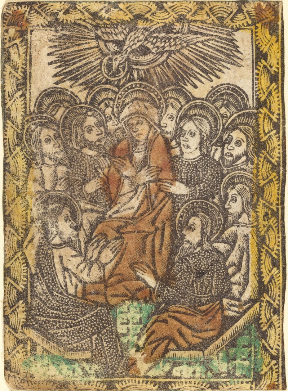 Pentecost by Workshop of Master of the Borders with