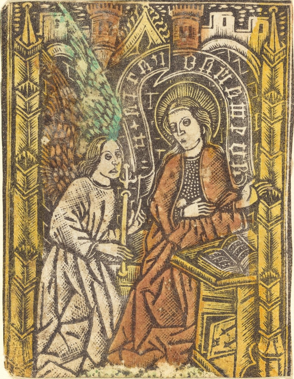 The Annunciation by Workshop of Master of the Borders with