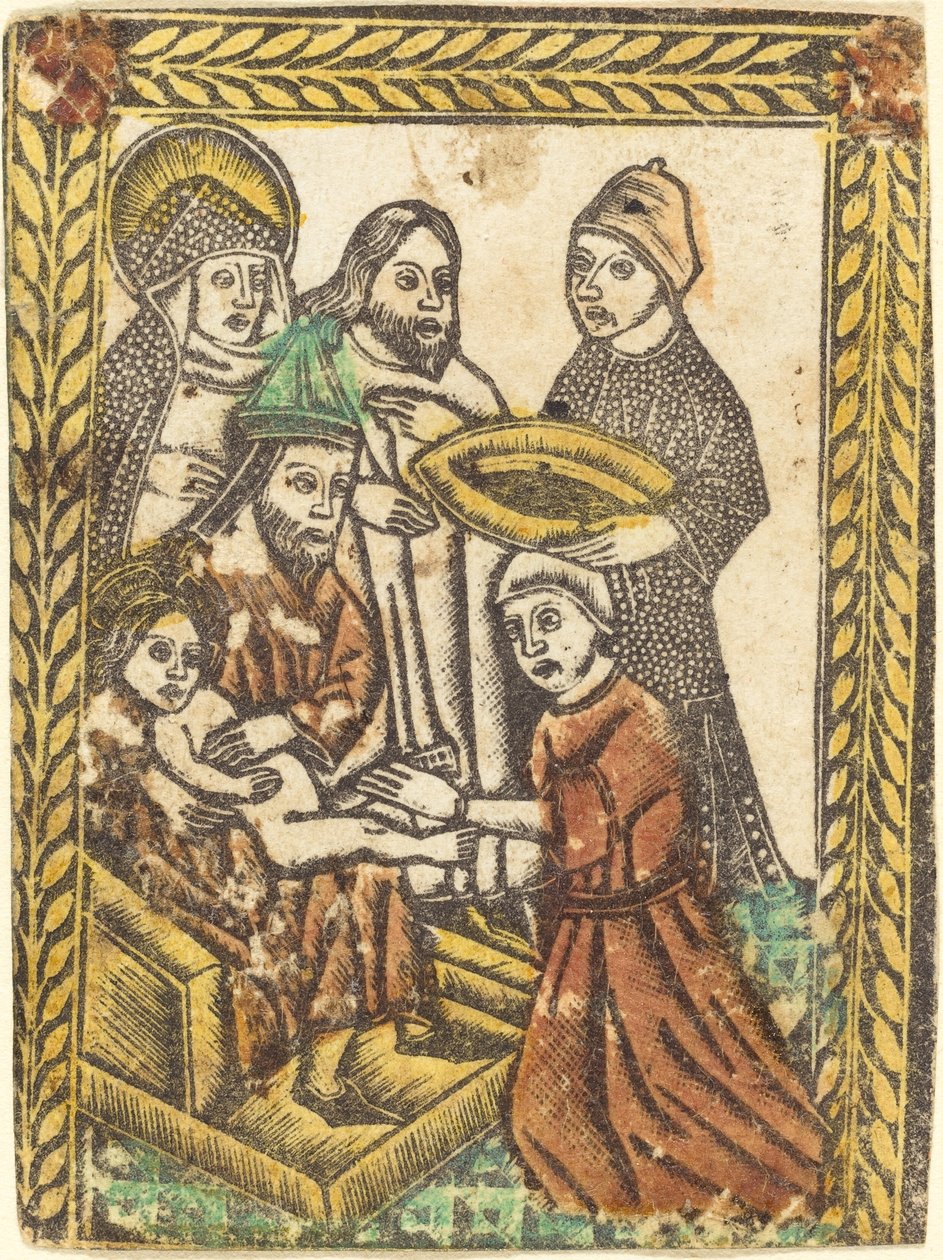 The Circumcision by Workshop of Master of the Borders with