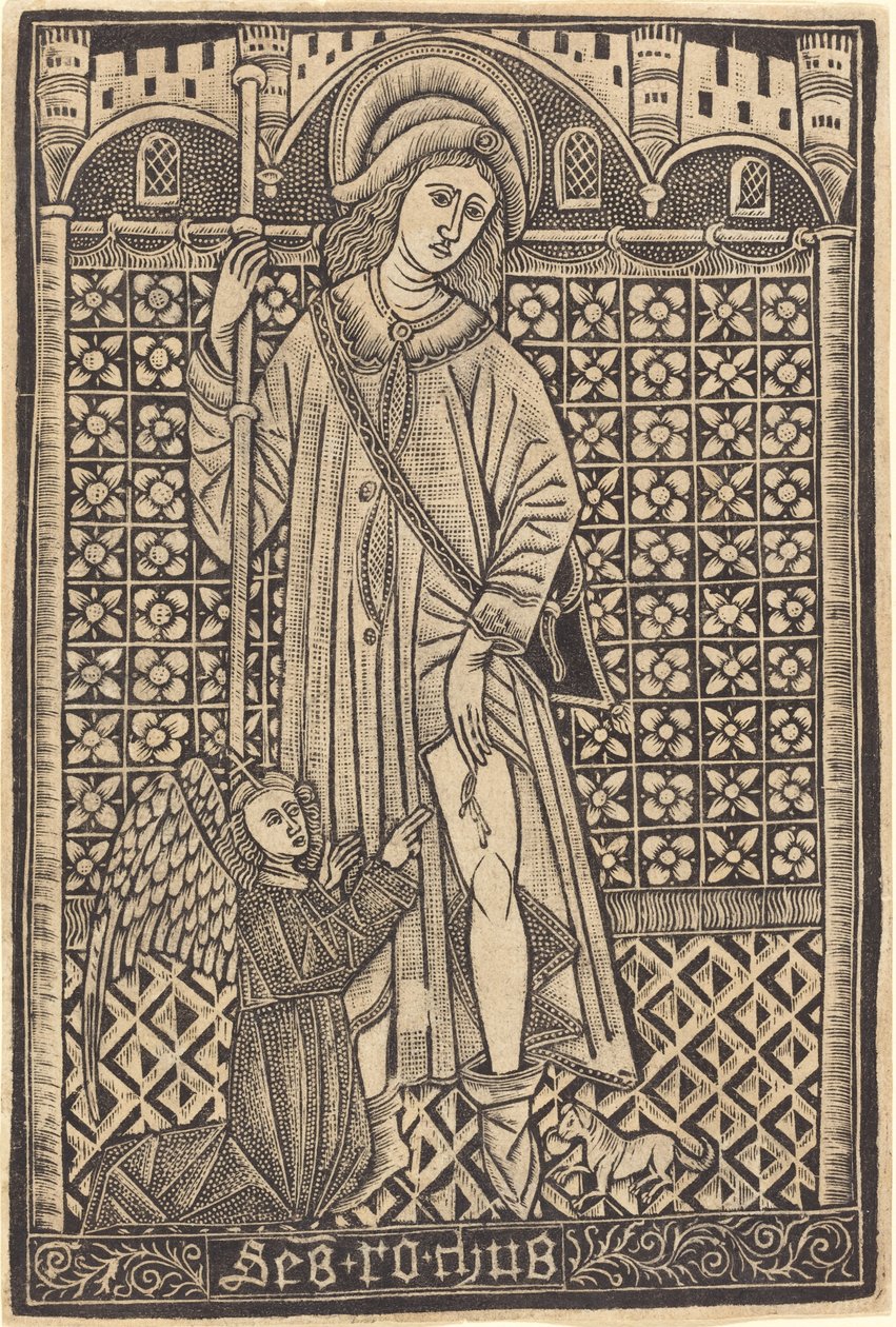 Saint Roche by Workshop of Master of the Cologne Arms