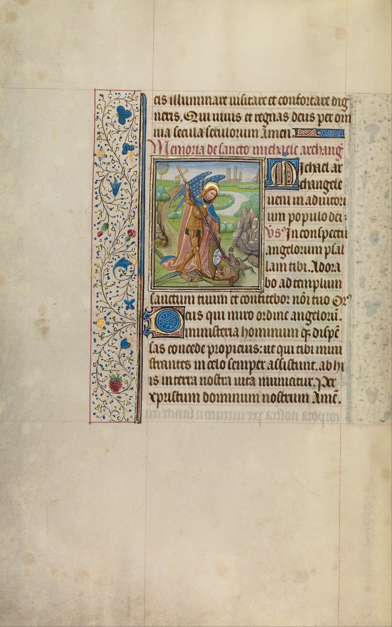 Saint Michael and the Dragon by Workshop of Willem Vrelant