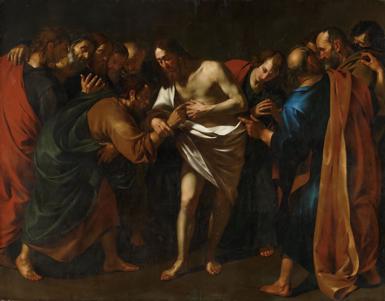 The Incredulity of St Thomas by Wouter Pietersz. II Crabeth