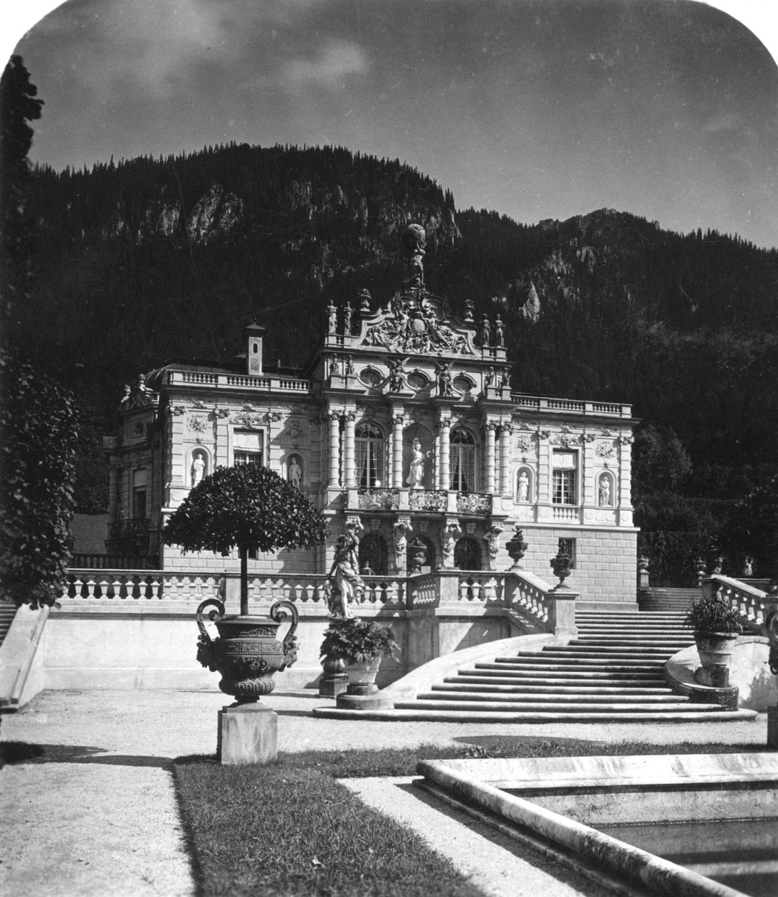 Linderhof Palace, Bavaria, Germany by Wurthle and Sons