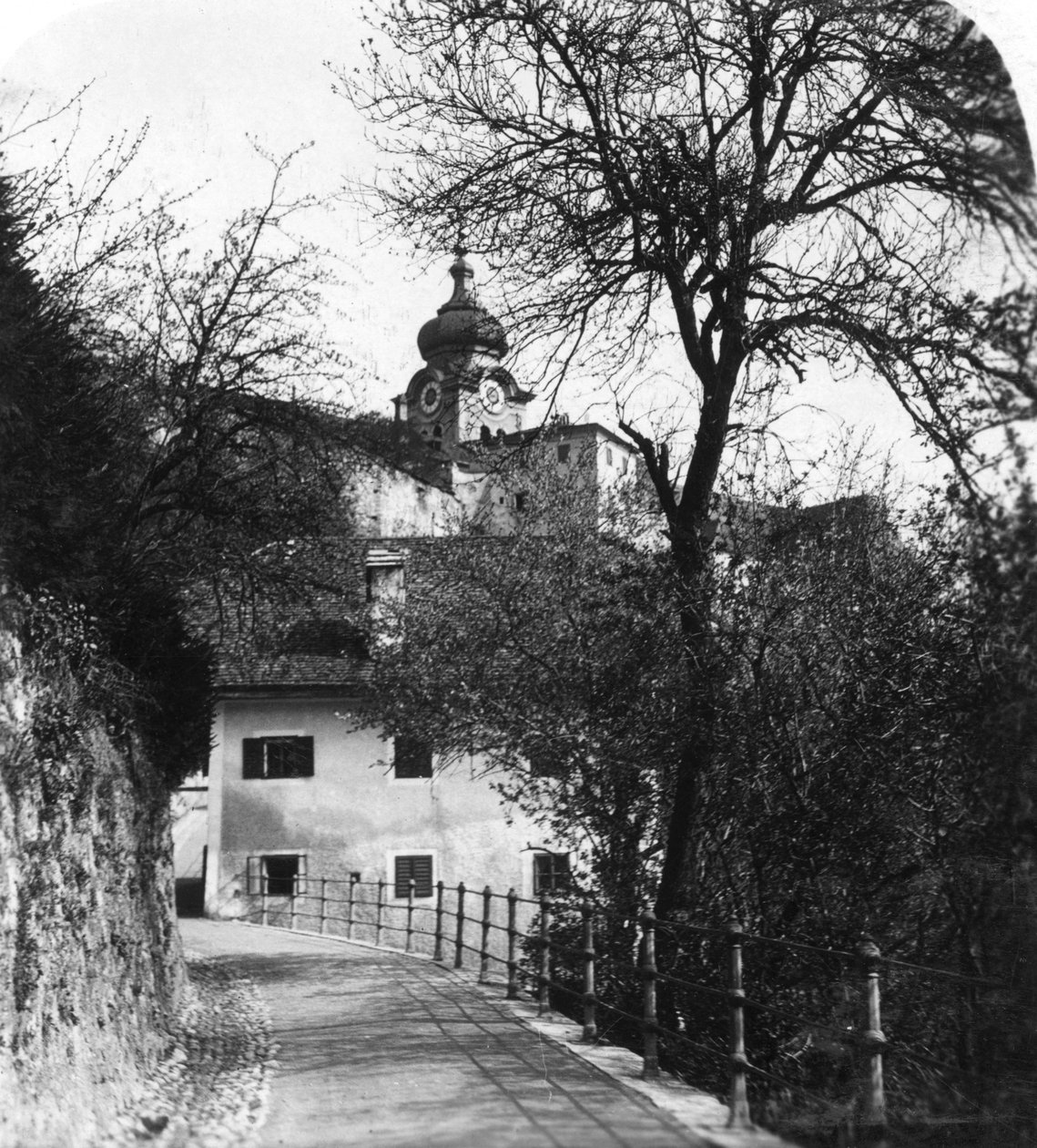 Nonnberg Abbey, Salzburg, Austria, c1900s by Wurthle and Sons