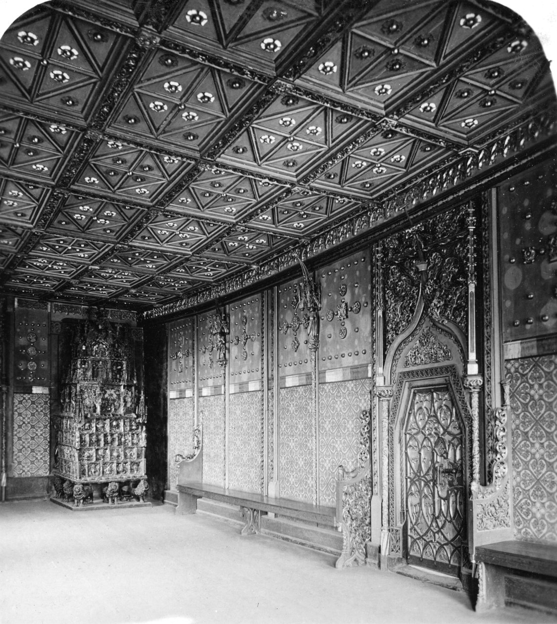 Princes Chamber, Salzburg Fortress, Austria by Wurthle and Sons