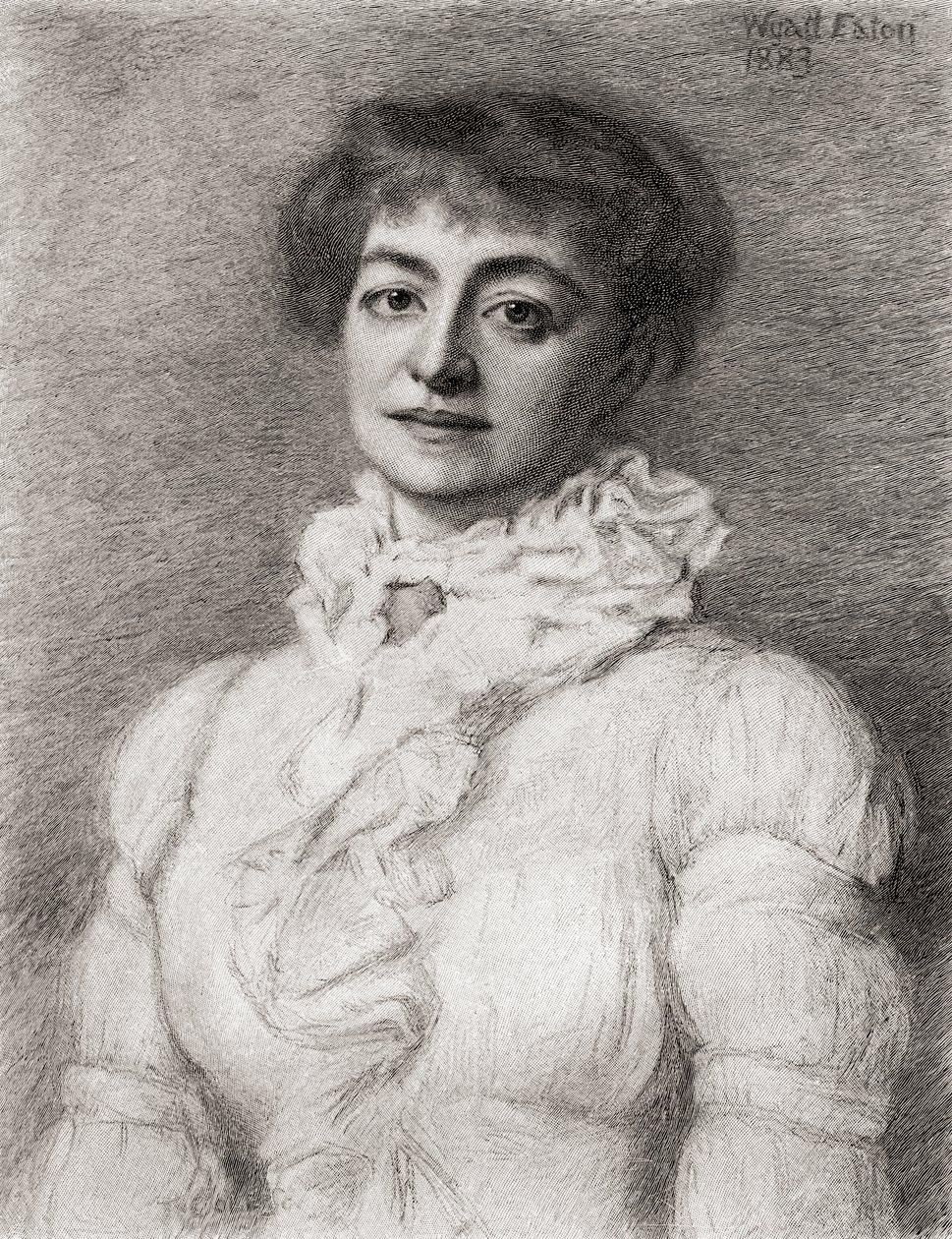 Helena Modjeska, from The Century Illustrated Monthly Magazine, published 1884 by Wyatt Eaton