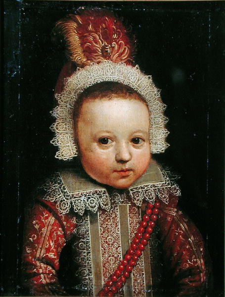 Portrait of an Infant by Wybrand Simonsz. de Geest