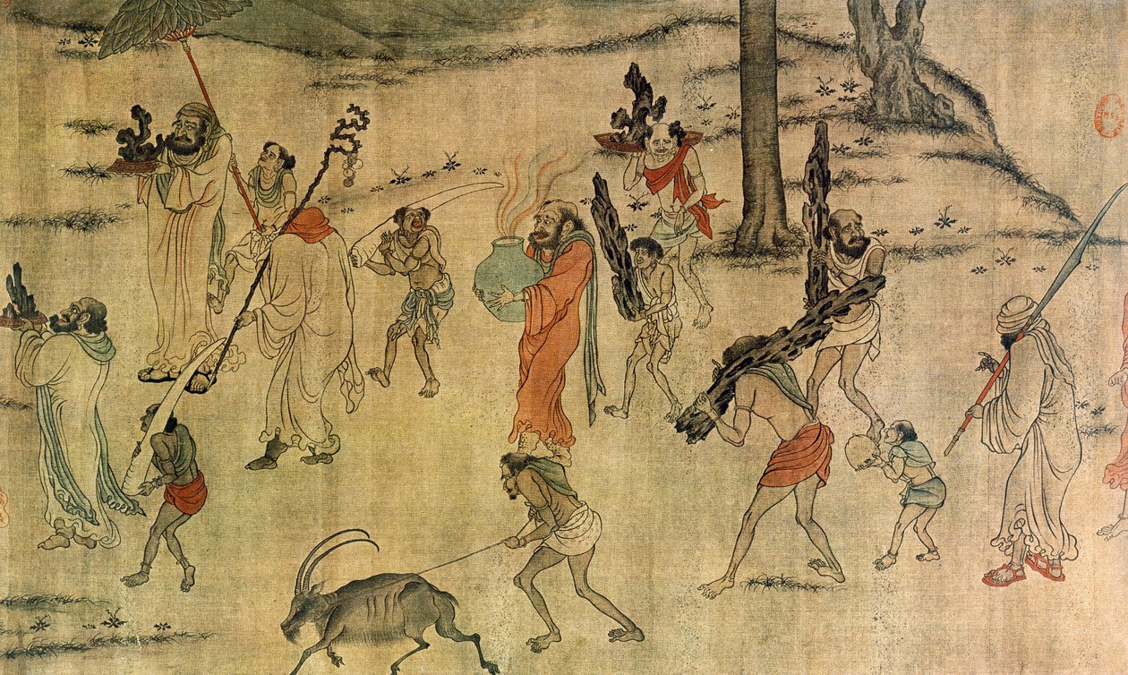 Vassal Bringing Their Tributes to the Tang Court, c.600-673 by Yan Liben (attr. to)