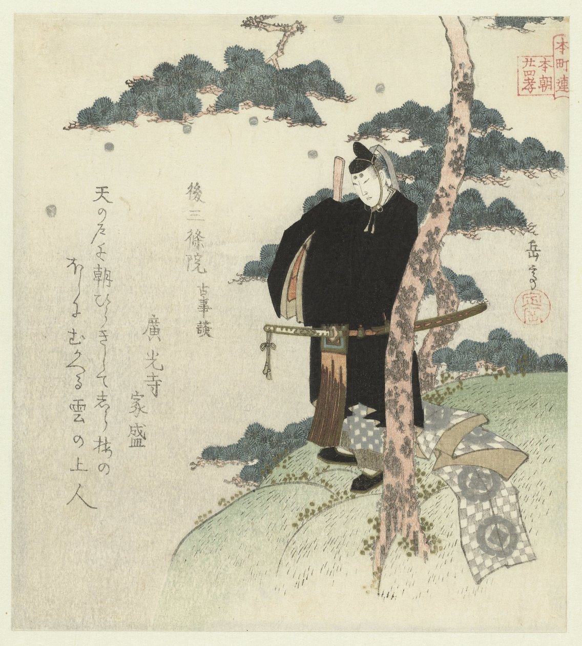 Twenty-four Japanese Examples of Filial Piety for the Honchôren (series title) by Yashima Gakutei