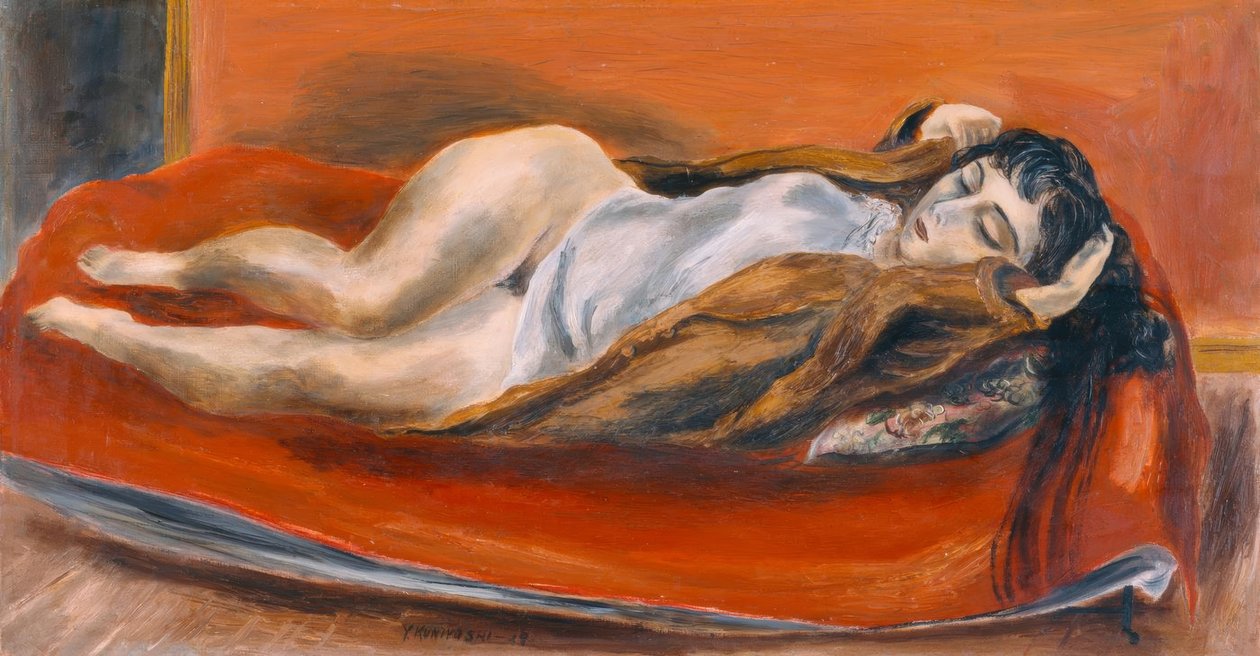 Reclining Woman by Yasuo Kuniyoshi