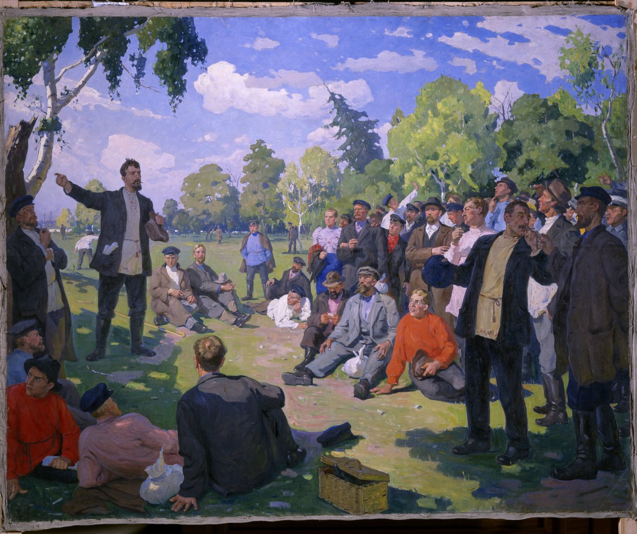 May Day in 1891 by Yefim Mikhailovich Tcheptsov