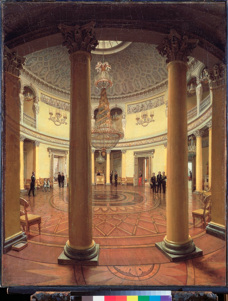 The Rotunda of the Winter Palace in Saint Petersburg by Yefim Tukharinov