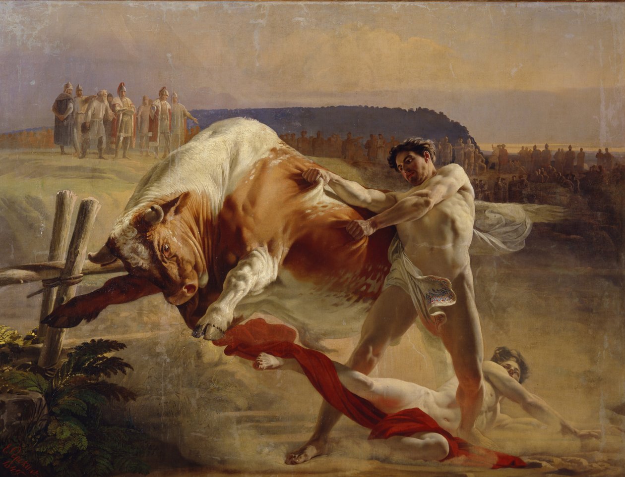 The Trial of Strength of Yan Usmovets by Yevgraf Semyonovich Sorokin