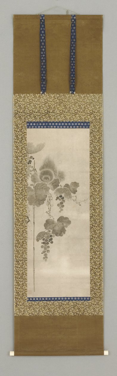 Grapevine with Squirrel by Yogetsu Yogetsu