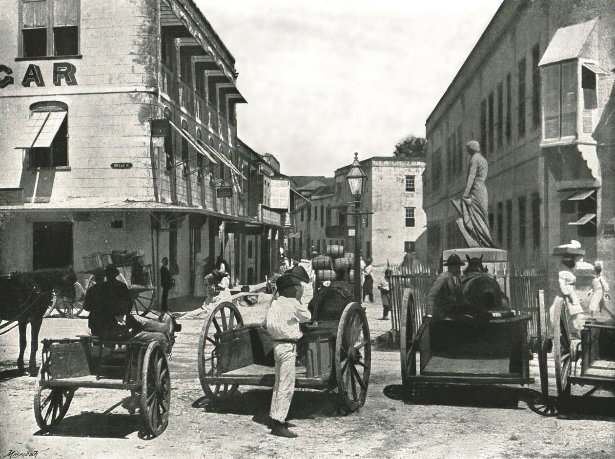 High Street, Bridgetown, Barbados, 1895 by York and Son