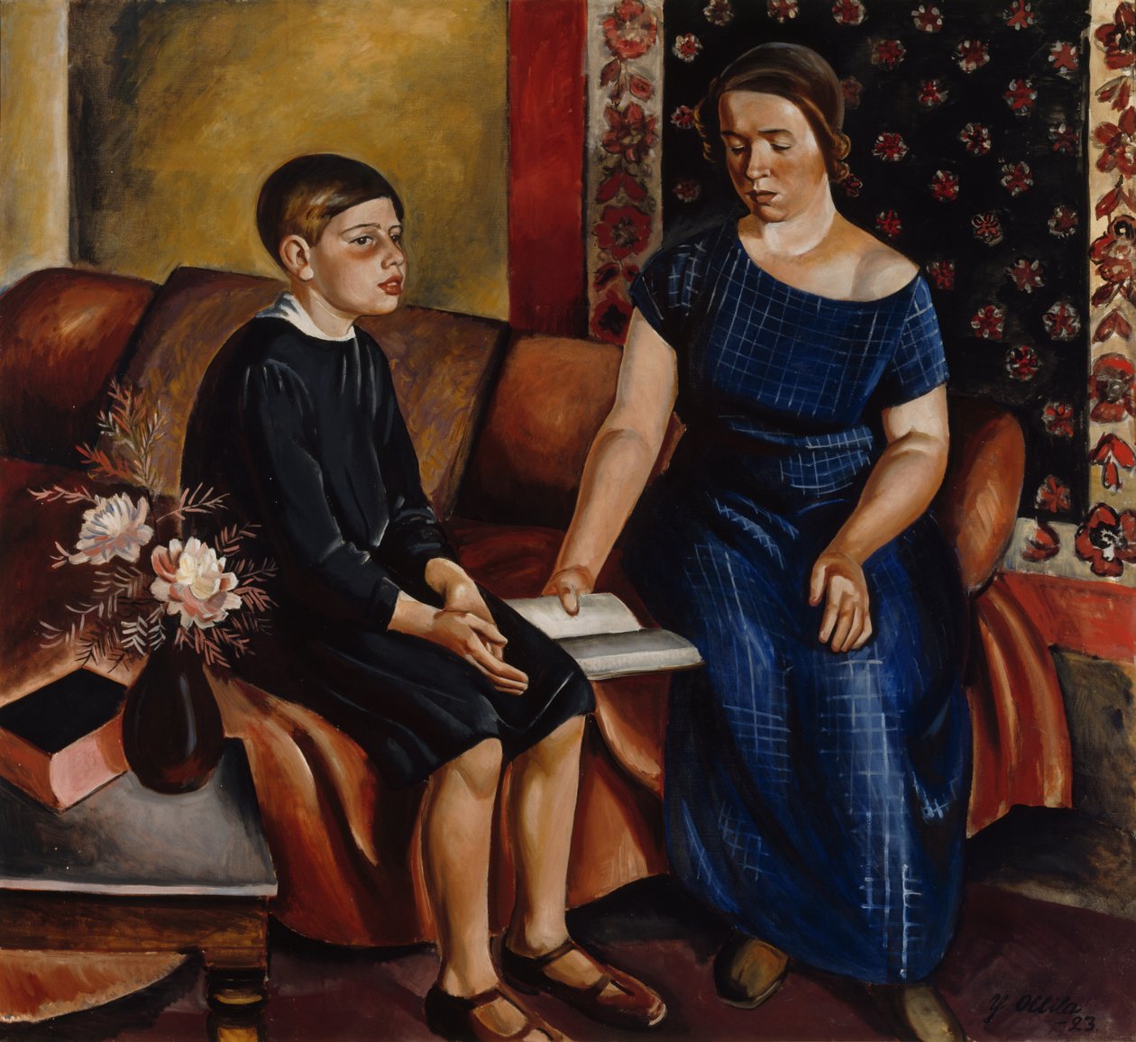 Hearing the Homework, 1923 by Yrjö Ollila