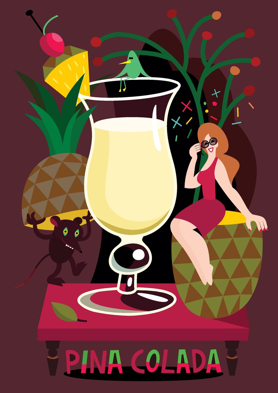 Pina Colada, 2017 by Yulia Drobova
