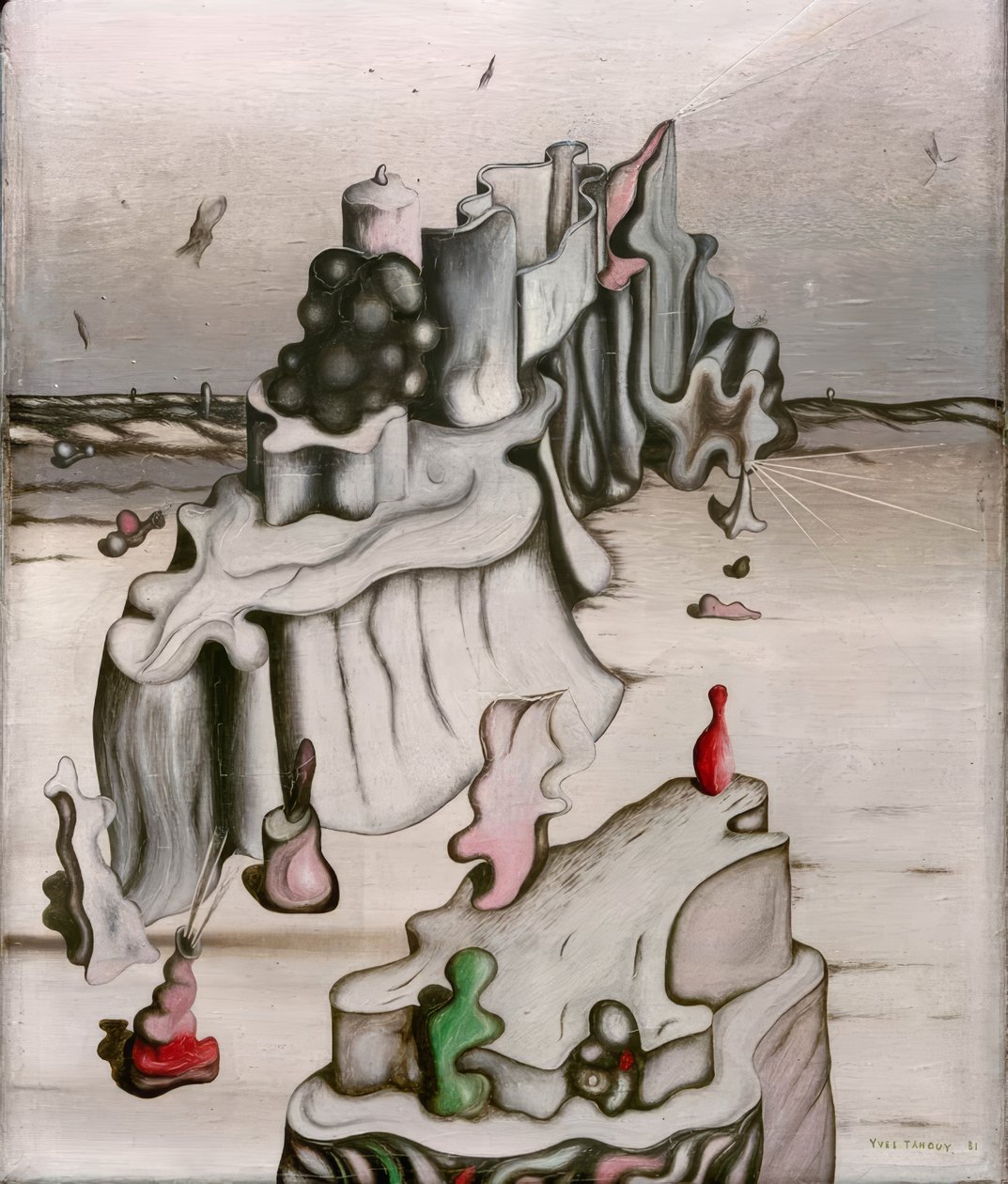 The Tower of the West by Yves Tanguy