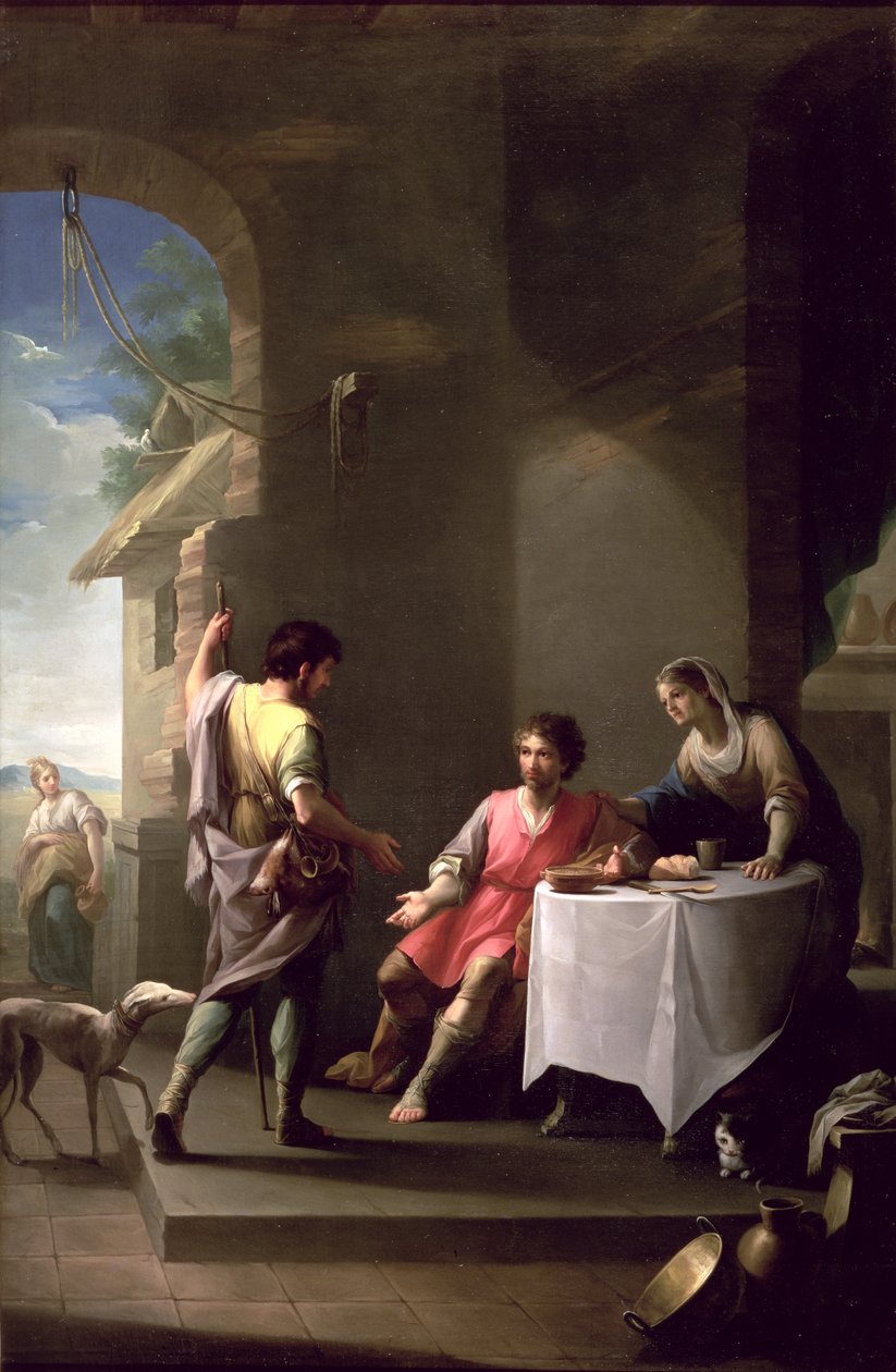 Esau sells his birthright to Jacob by Zacarias Gonzalez Velazquez