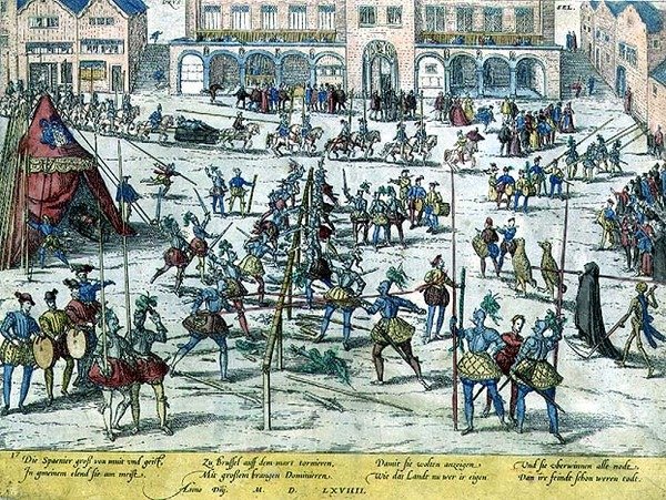 Tournament Held in Brussels by the Spanish to Boost the Soldiers