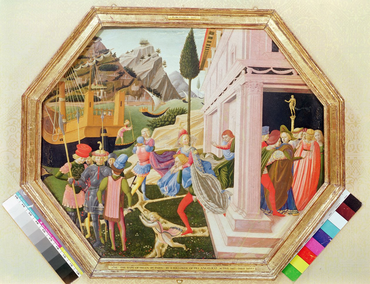 The Abduction of Helen, c.1450-5 by Zanobi di Benedetto Strozzi
