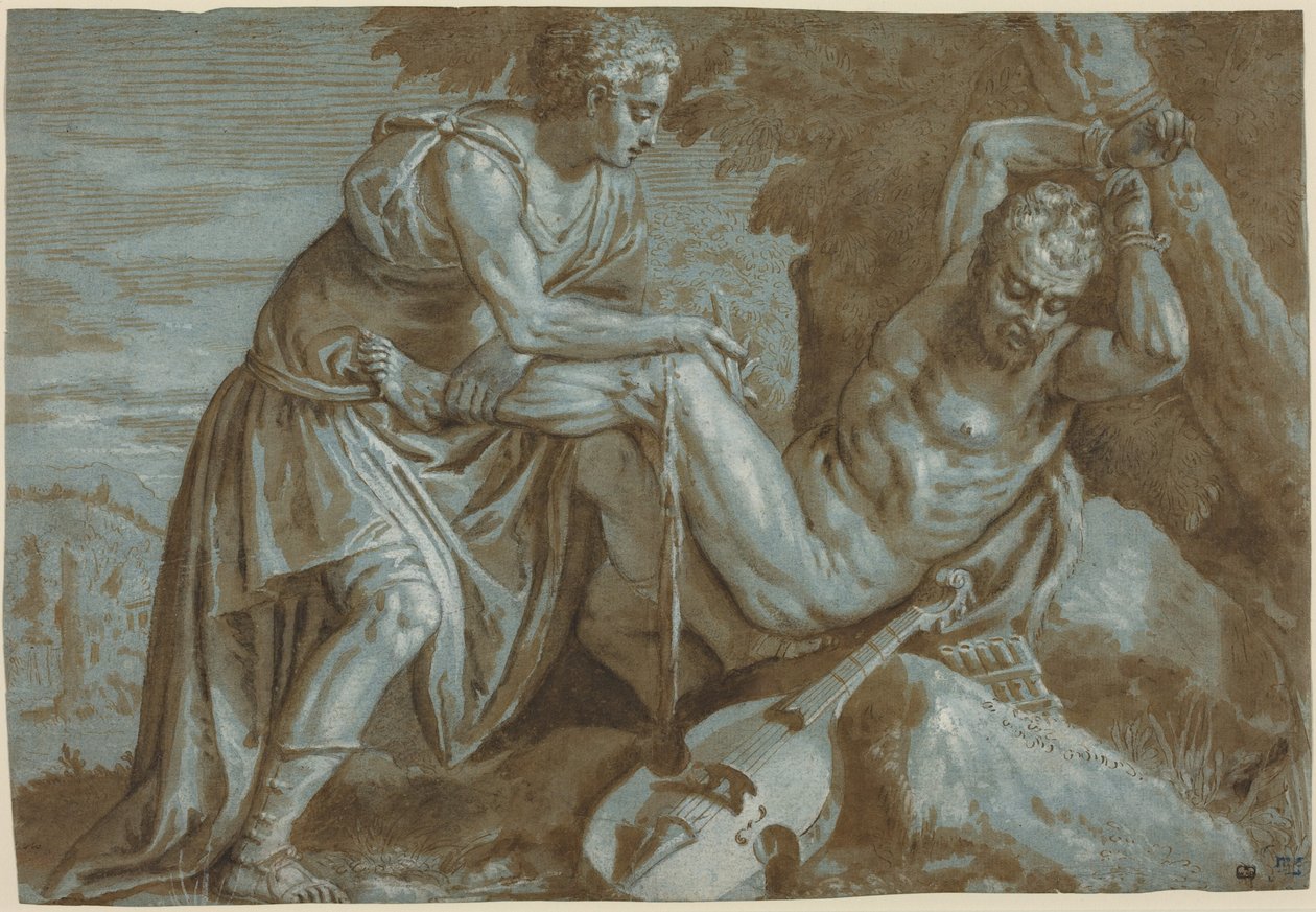 Apollo and Marsyas, c.1600 by Zenon Veronese