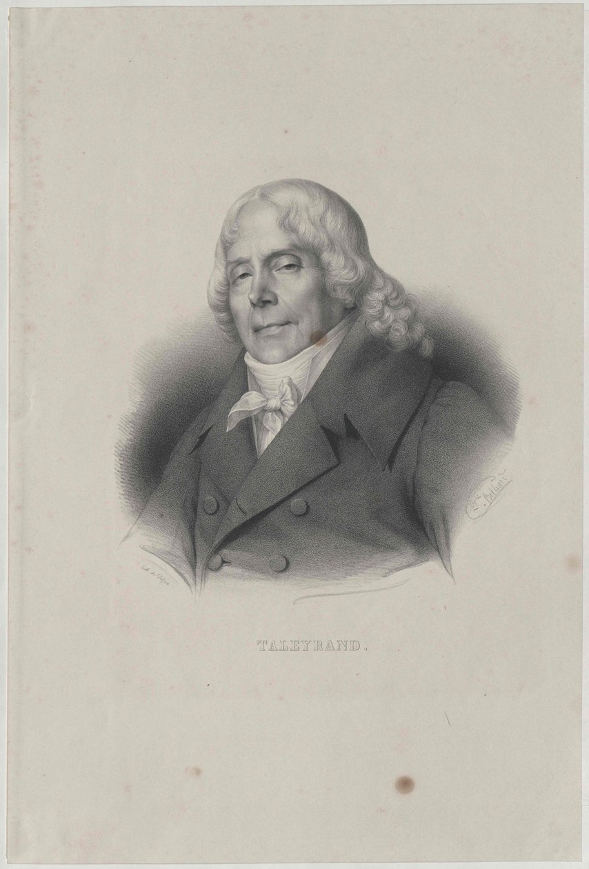 Charles Maurice Duke Talleyrand-Perigord by Zephirin Felix Jean Marius Belliard