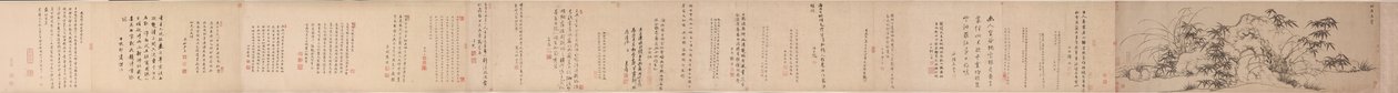 Bamboo, Rocks and Lonely Orchids by Zhao Mengfu