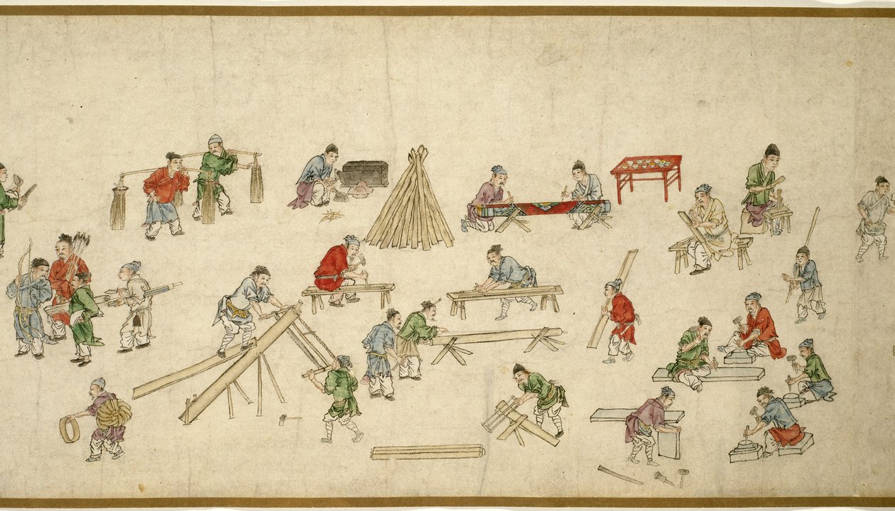 Street Scenes in Times of Peace by Zhu Yu